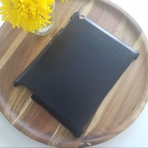 Coach | iPad / Tablet Black Leather Case
